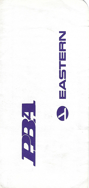 1984: Ticket Jacket: PBA/Eastern Connections