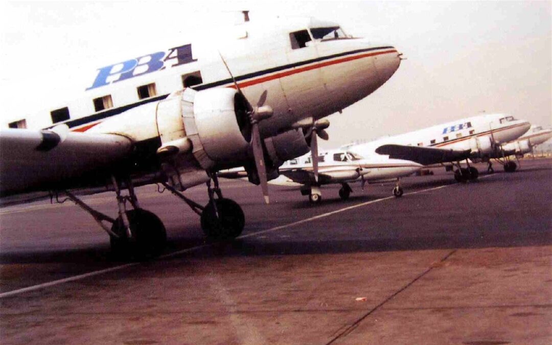 PBA DC-3s on the Ramp at Boston
